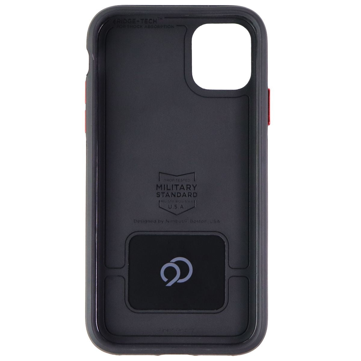 Nimbus9 Cirrus 2 Series Hard Case for Apple iPhone 11 - Black / Red Buttons Cell Phone - Cases, Covers & Skins Nimbus9 - Simple Cell Bulk Wholesale Pricing - USA Seller