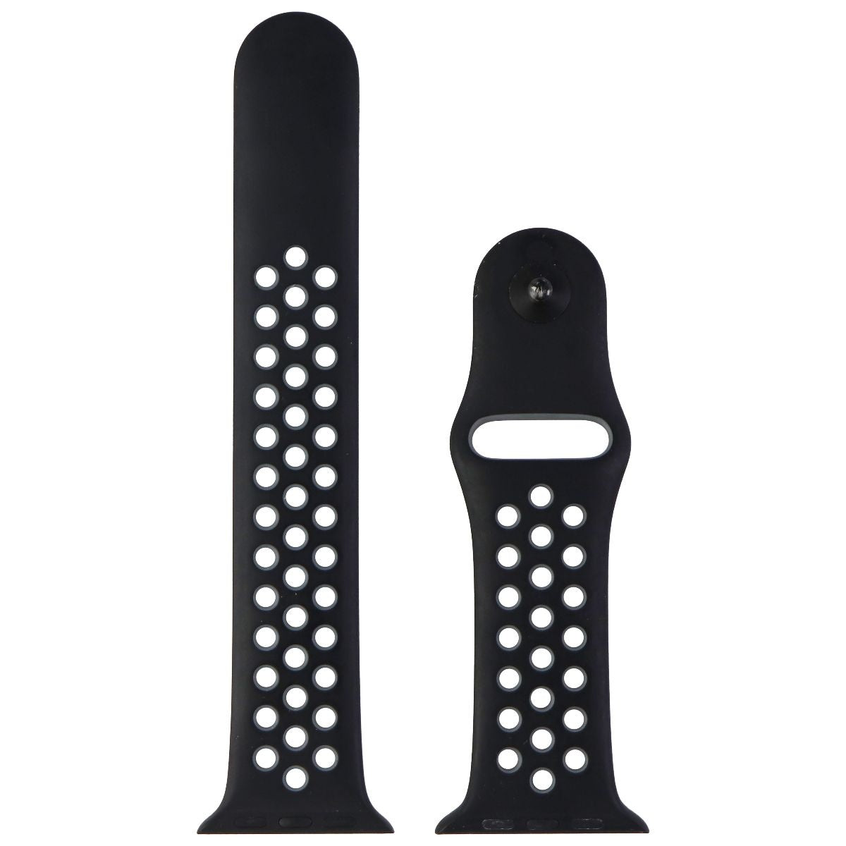 Apple 42mm Nike Sport Band for Apple Watch 42/44/45mm - Black/Cool Gray M/L Only Smart Watch Accessories - Watch Bands Apple - Simple Cell Bulk Wholesale Pricing - USA Seller