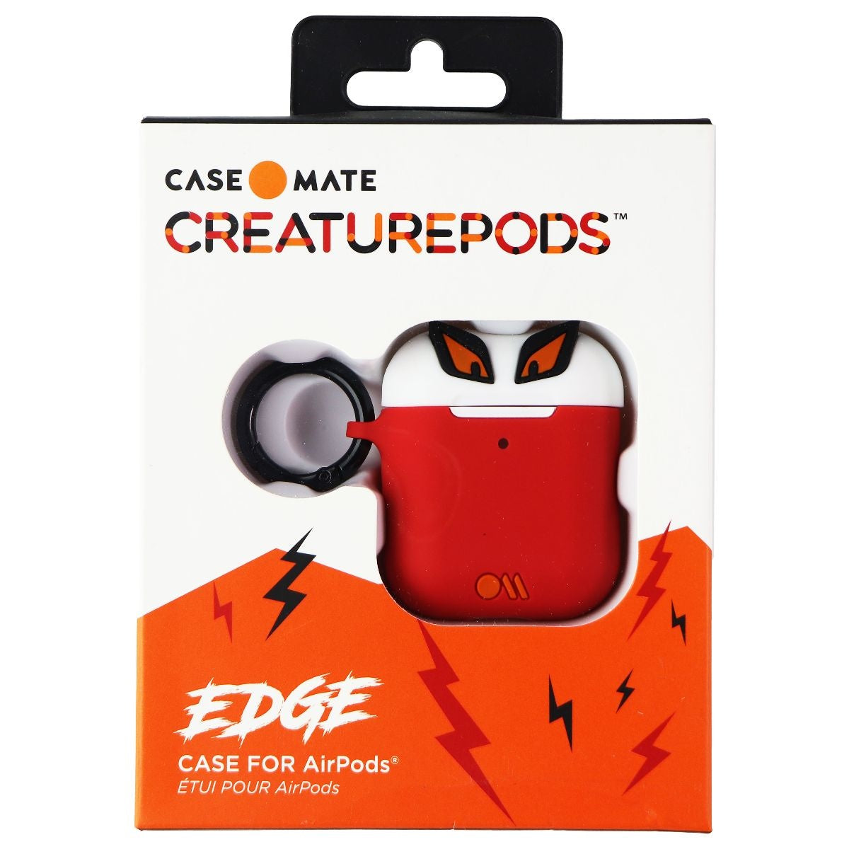 Case-Mate CreaturePods Series Case for AirPods - Spike + Black Ring Clip iPod, Audio Player Accessories - Cases, Covers & Skins Case-Mate - Simple Cell Bulk Wholesale Pricing - USA Seller