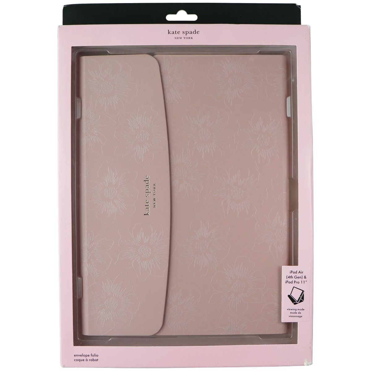 Kate Spade Envelope Folio for iPad Pro 11-in (4th Gen) and Air (4th Gen) - Pink iPad/Tablet Accessories - Cases, Covers, Keyboard Folios Kate Spade New York - Simple Cell Bulk Wholesale Pricing - USA Seller
