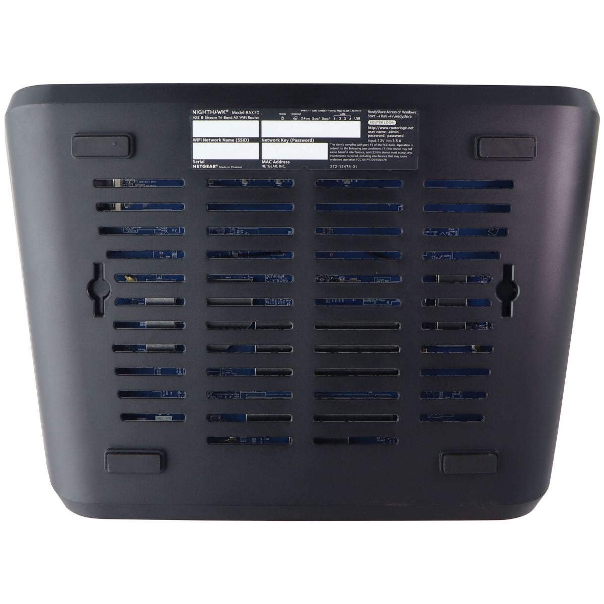 NETGEAR Nighthawk WiFi 6 Router (RAX70) 8-Stream Gigabit Router, AX6600 Tri-Band Modem-Router Combos Netgear - Simple Cell Bulk Wholesale Pricing - USA Seller