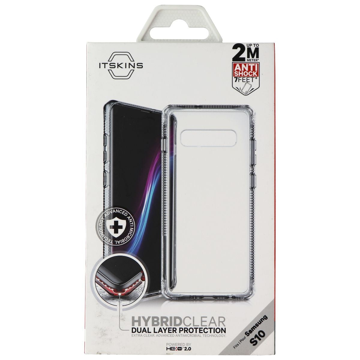 ITSKINS Hybrid Clear Series Case for Samsung Galaxy S10 - Clear Cell Phone - Cases, Covers & Skins ITSKINS - Simple Cell Bulk Wholesale Pricing - USA Seller