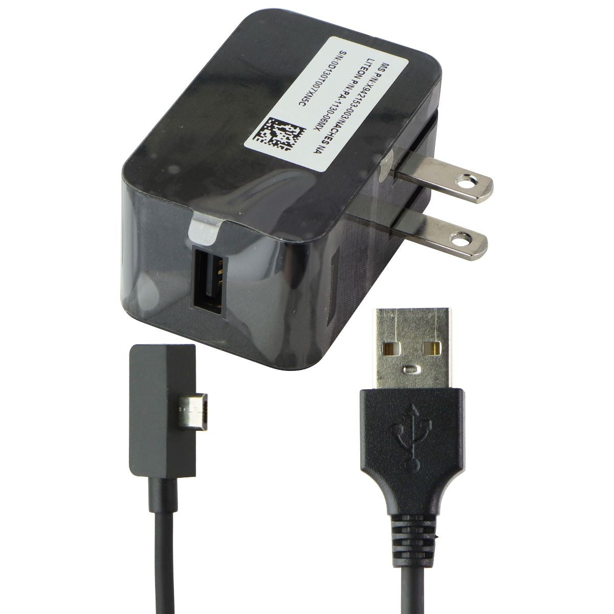 Microsoft (5.2V/2.5A) AC Adapter Micro-USB Power Supply - Black (1751) Multipurpose Batteries & Power - Multipurpose AC to DC Adapters Microsoft - Simple Cell Bulk Wholesale Pricing - USA Seller
