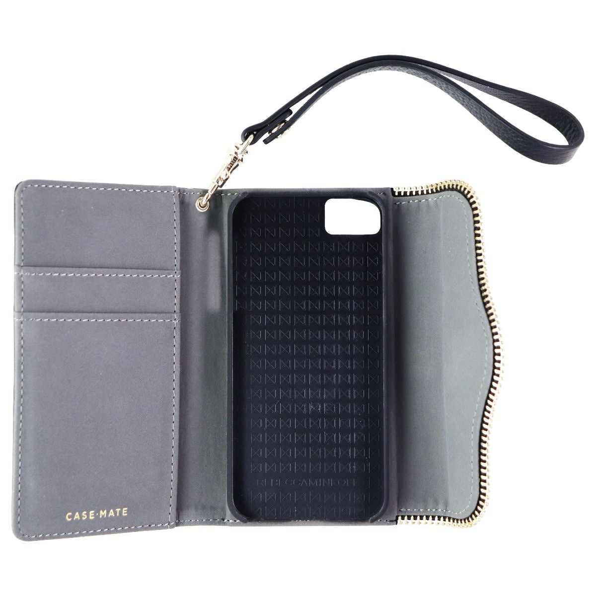 Case-Mate Rebecca Minkoff Folio Wristlet Case for Apple iPhone 5/5s/SE 1 - Black Cell Phone - Cases, Covers & Skins Case-Mate - Simple Cell Bulk Wholesale Pricing - USA Seller
