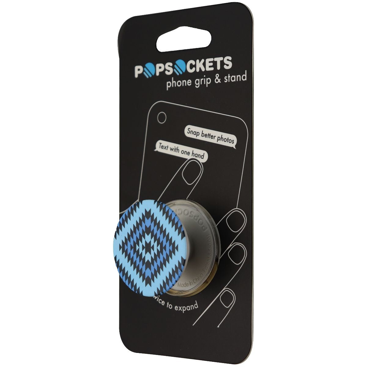PopSockets: Collapsible Grip & Stand for Phones and Tablets - Puebla Blue Cell Phone - Mounts & Holders PopSockets - Simple Cell Bulk Wholesale Pricing - USA Seller