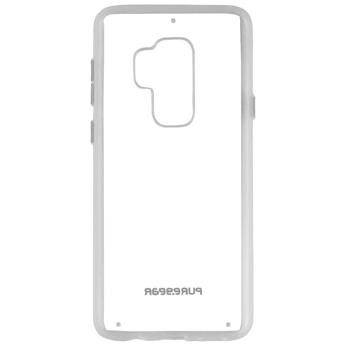 PureGear Slim Shell Hybrid Case for Samsung Galaxy S9+ (Plus) - Clear/Frost Cell Phone - Cases, Covers & Skins PureGear - Simple Cell Bulk Wholesale Pricing - USA Seller