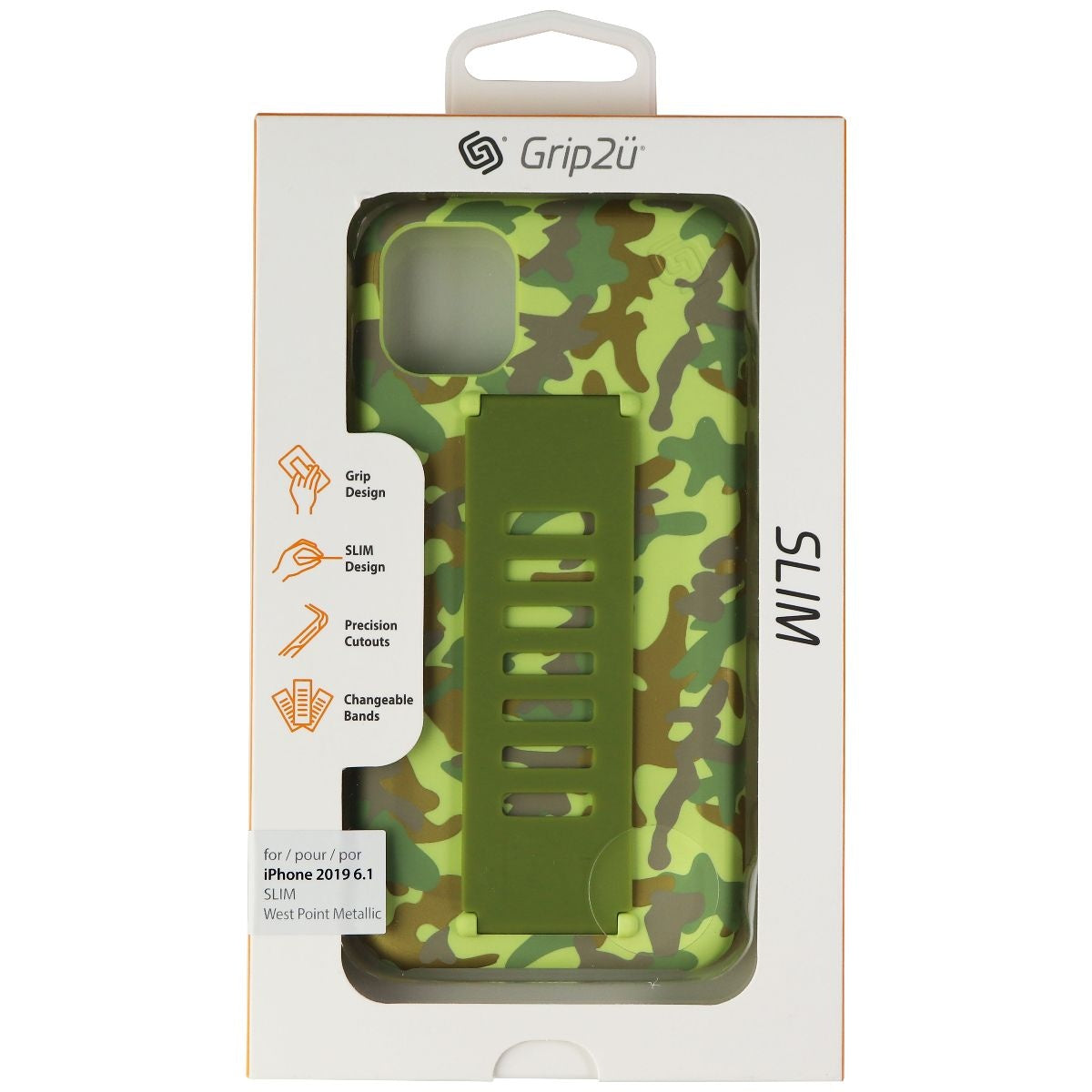 Grip2u Slim Series Case for Apple iPhone 11 & iPhone XR - West Point Metallic Cell Phone - Screen Protectors Grip2u - Simple Cell Bulk Wholesale Pricing - USA Seller