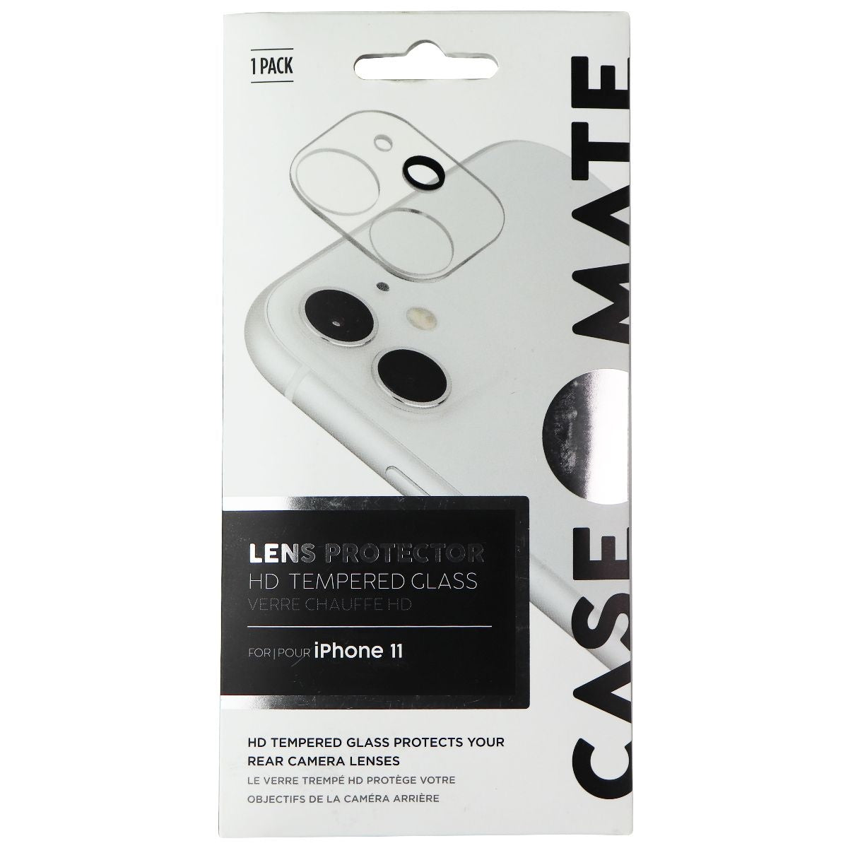 Case Mate Lens Protector HD Tempered Glass for iPhone 11 - Clear Cell Phone - Screen Protectors Case-Mate - Simple Cell Bulk Wholesale Pricing - USA Seller