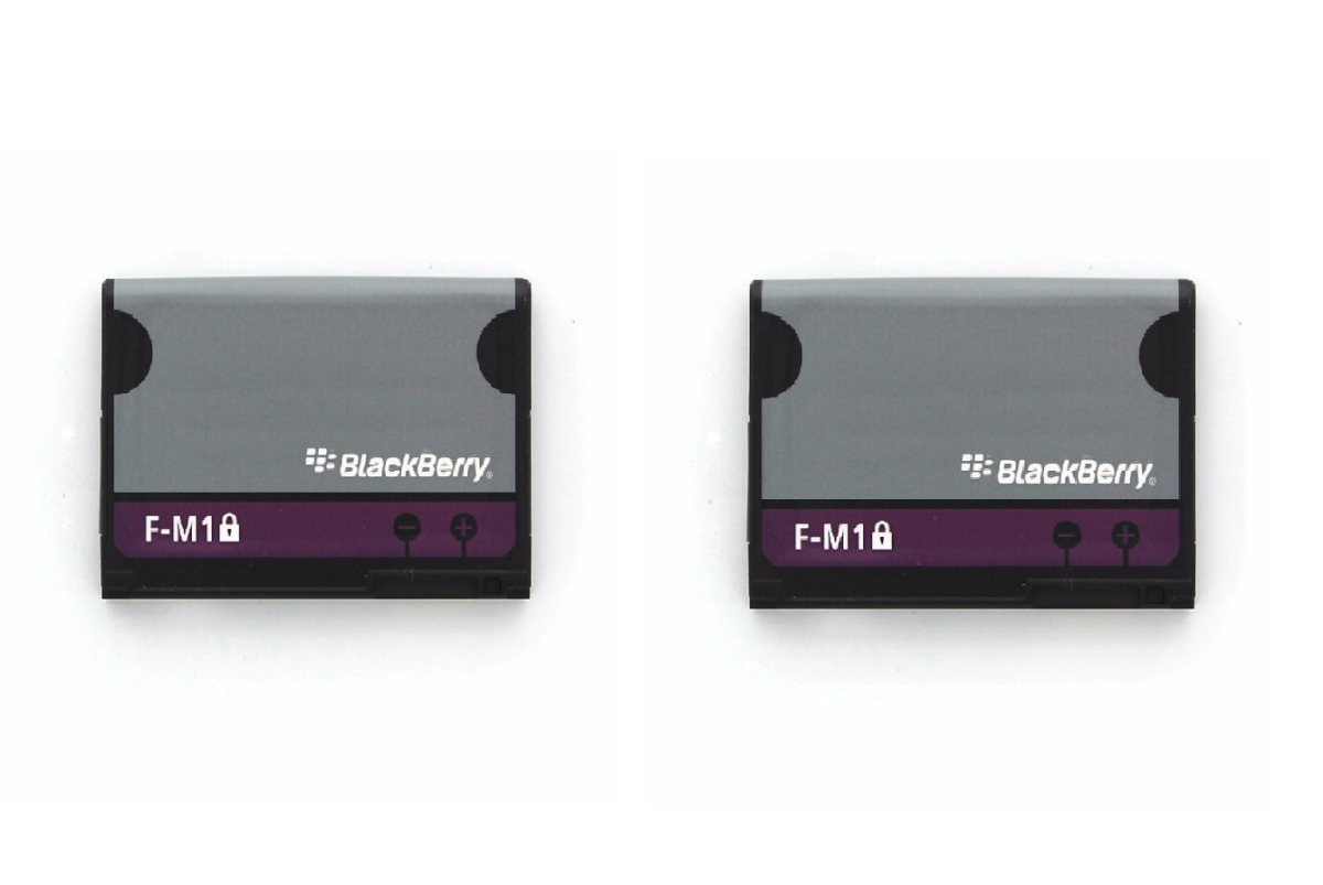 KIT 2x Blackberry F-M1 1150 mAh Replacement Battery for Pearl 9100 9105 9670 Cell Phone - Batteries Blackberry - Simple Cell Bulk Wholesale Pricing - USA Seller