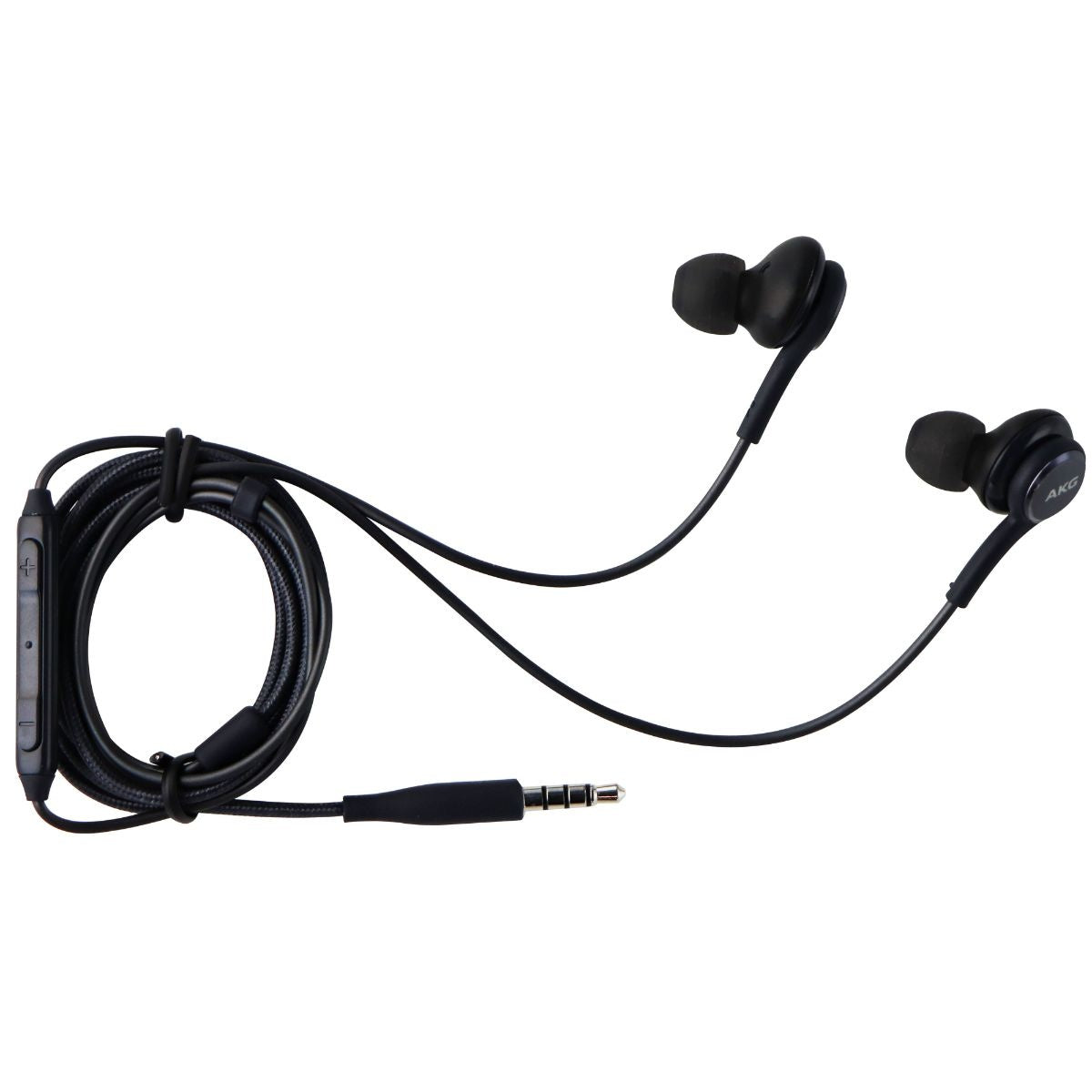 Samsung AKG 3.5mm Stereo Headset Headphones EO-IG955 with Microphone - Dark Gray Portable Audio - Headphones Samsung - Simple Cell Bulk Wholesale Pricing - USA Seller
