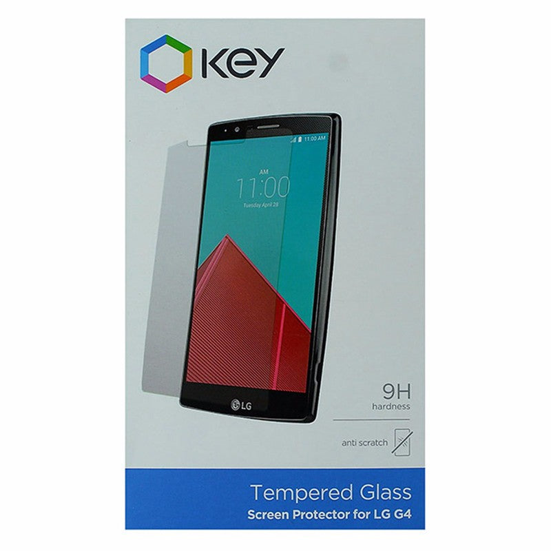 KEY Tempered Glass Screen Protector for LG G4 Smartphone - Clear Cell Phone - Screen Protectors KEY Enhanced - Simple Cell Bulk Wholesale Pricing - USA Seller