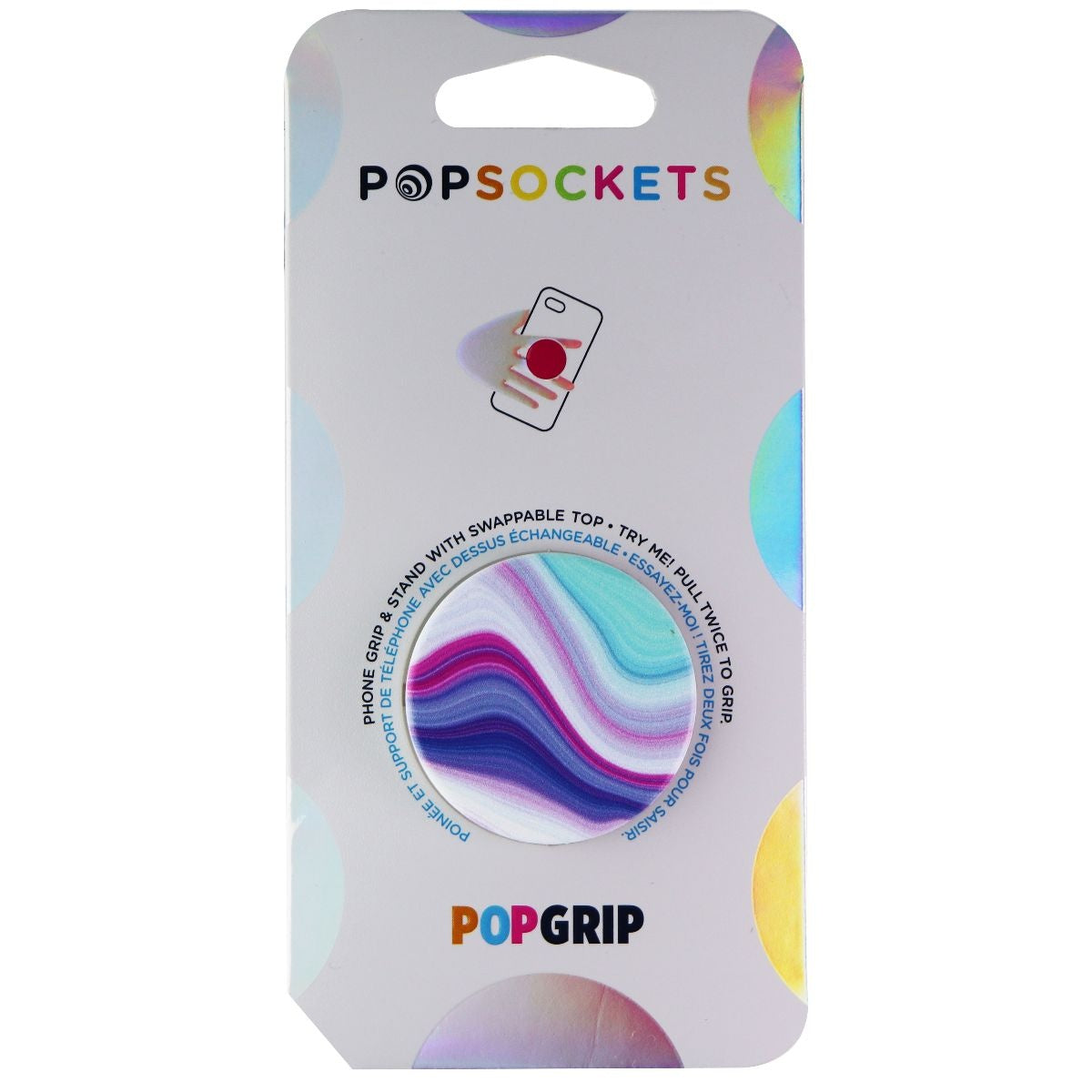 PopSockets PopGrip Swappable Grip for Phones and Tablets - Metamorphic Cell Phone - Mounts & Holders PopSockets - Simple Cell Bulk Wholesale Pricing - USA Seller