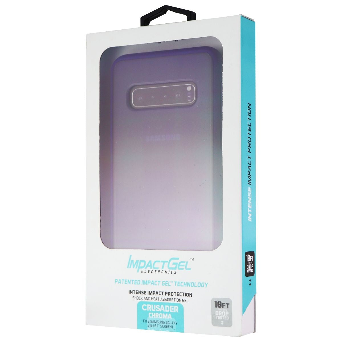Impact Gel Crusader Chroma Case for Samsung Galaxy S10 - Sapphire Blue Cell Phone - Cases, Covers & Skins Impact Gel - Simple Cell Bulk Wholesale Pricing - USA Seller