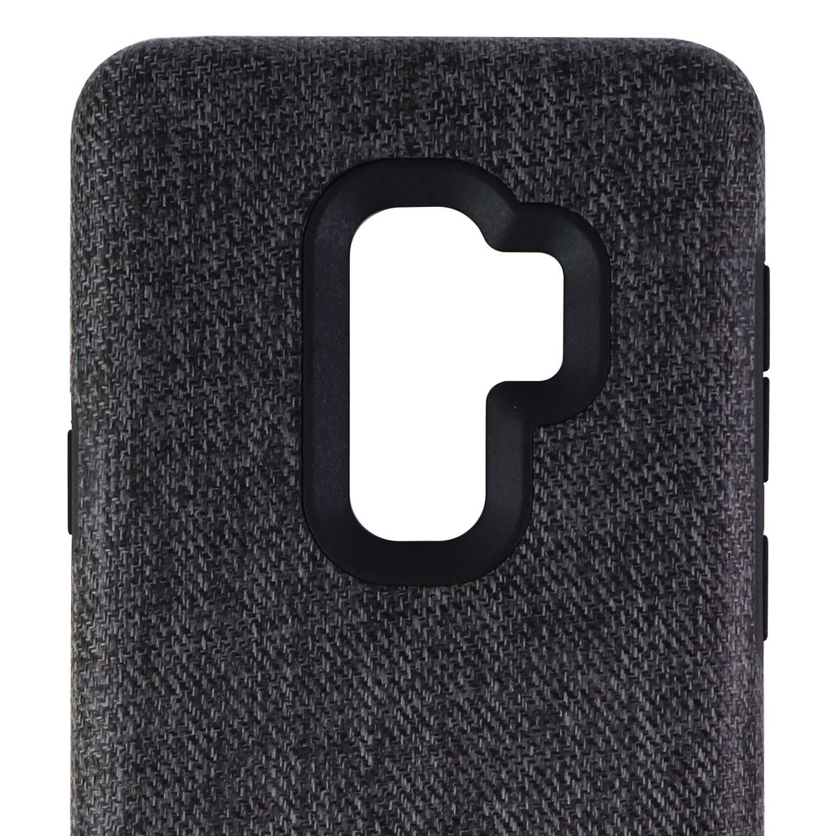 Incipio Esquire Hardshell Fabric Case for Galaxy S9+ (Plus) - Dark Gray/Black Cell Phone - Cases, Covers & Skins Incipio - Simple Cell Bulk Wholesale Pricing - USA Seller
