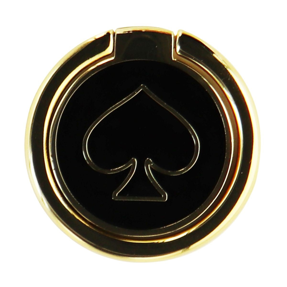 Kate Spade New York Attachable Stability Ring for Phones and Cases - Gold/Black Cell Phone - Mounts & Holders Kate Spade - Simple Cell Bulk Wholesale Pricing - USA Seller