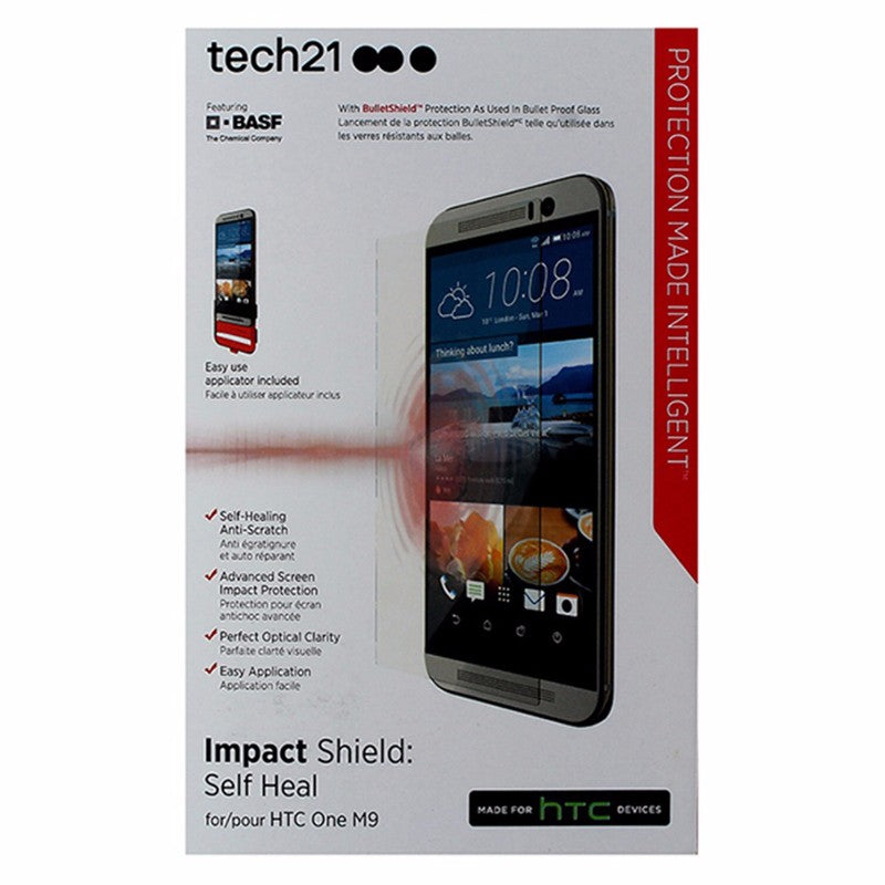 Tech21 Impact Shield Screen Protector for HTC One M9 w/ BulletShield Technology Cell Phone - Screen Protectors Tech21 - Simple Cell Bulk Wholesale Pricing - USA Seller