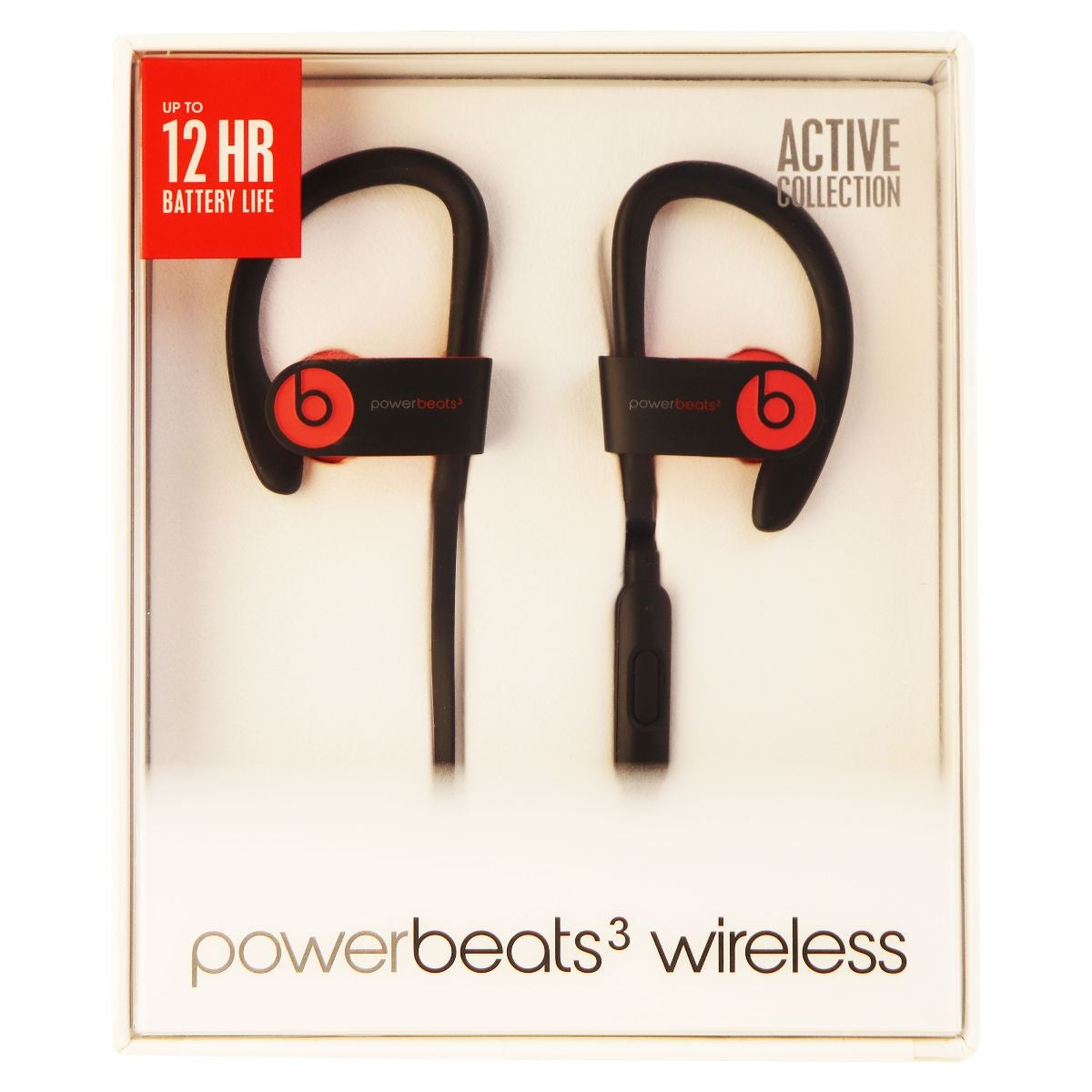 Beats Powerbeats3 Series Wireless Ear-Hook Headphones (MNLY2LL/A) - Siren Red Portable Audio - Headphones Beats by Dr. Dre - Simple Cell Bulk Wholesale Pricing - USA Seller