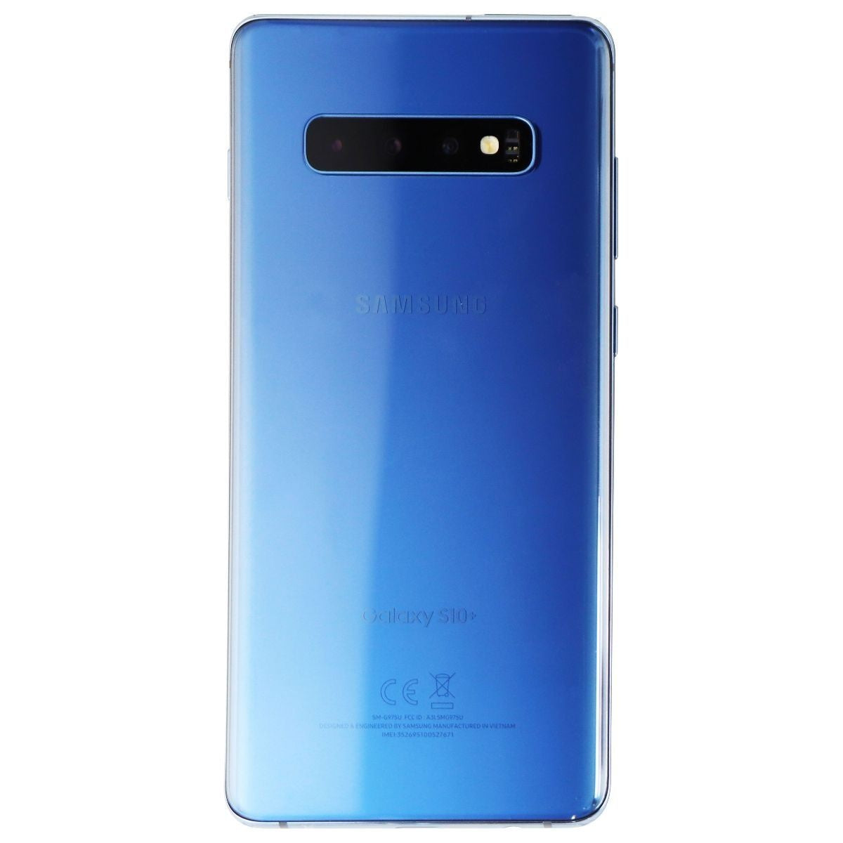 Samsung Galaxy S10+ (Plus) SM-G975U (GSM + Verizon) - 128GB / Prism Blue Cell Phones & Smartphones Samsung - Simple Cell Bulk Wholesale Pricing - USA Seller