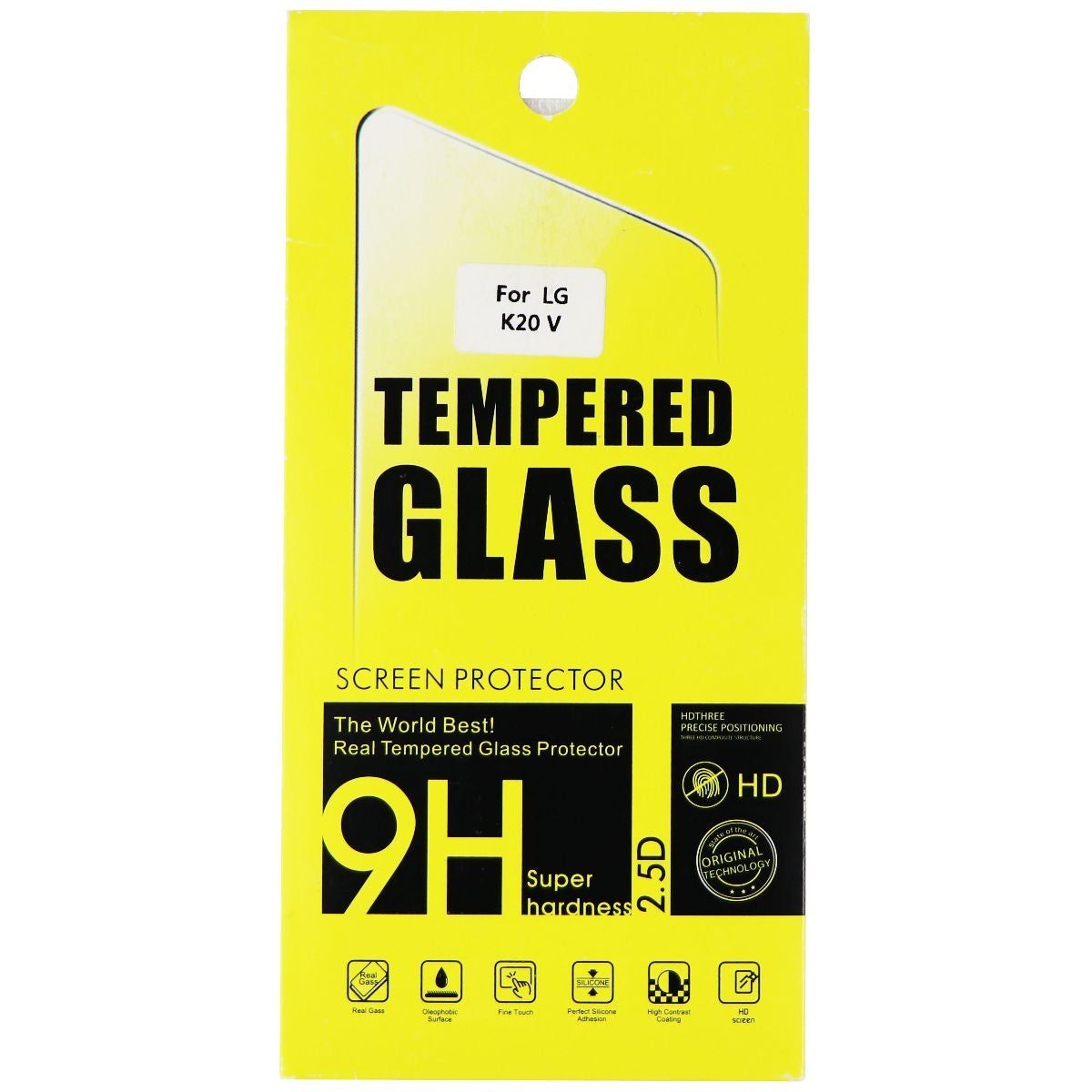 9H Tempered Glass Screen Protector for LG K20 V Smartphone - Clear Cell Phone - Screen Protectors Unbranded - Simple Cell Bulk Wholesale Pricing - USA Seller