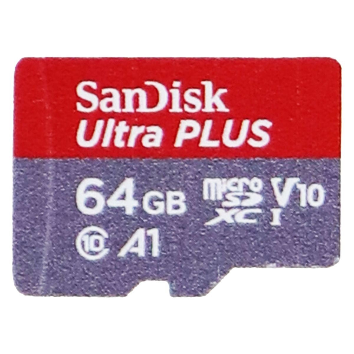 SanDisk Ultra Plus microSDXC UHS-1 Card 64GB / 100MB/s Digital Camera - Memory Cards SanDisk - Simple Cell Bulk Wholesale Pricing - USA Seller