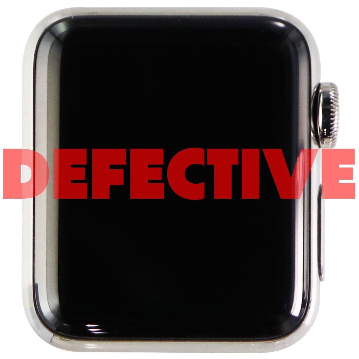 Apple Watch (1st Generation) A1553 / 38mm - Stainless Steel / White Band Smart Watches Apple - Simple Cell Bulk Wholesale Pricing - USA Seller