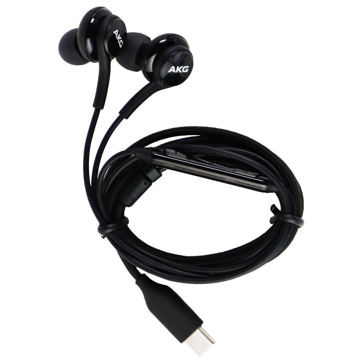 Samsung AKG Stereo Earbud USB-C Headphones - Black (GH59-15106A) Portable Audio - Headphones Samsung - Simple Cell Bulk Wholesale Pricing - USA Seller