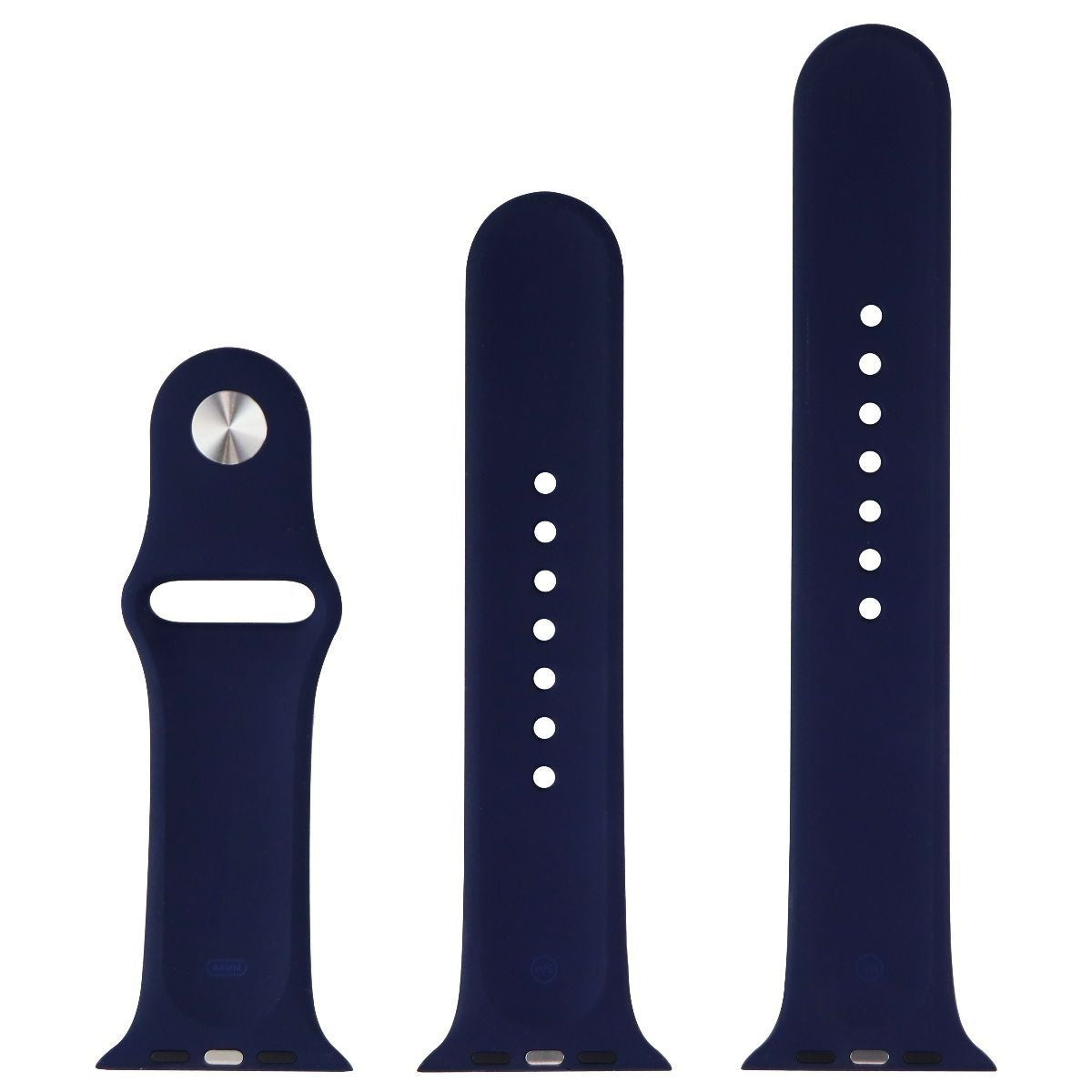 Apple Watch Band - Sport Band (44mm) Deep Navy Blue / Regular (ML & SM Bands) Smart Watch Accessories - Watch Bands Apple - Simple Cell Bulk Wholesale Pricing - USA Seller