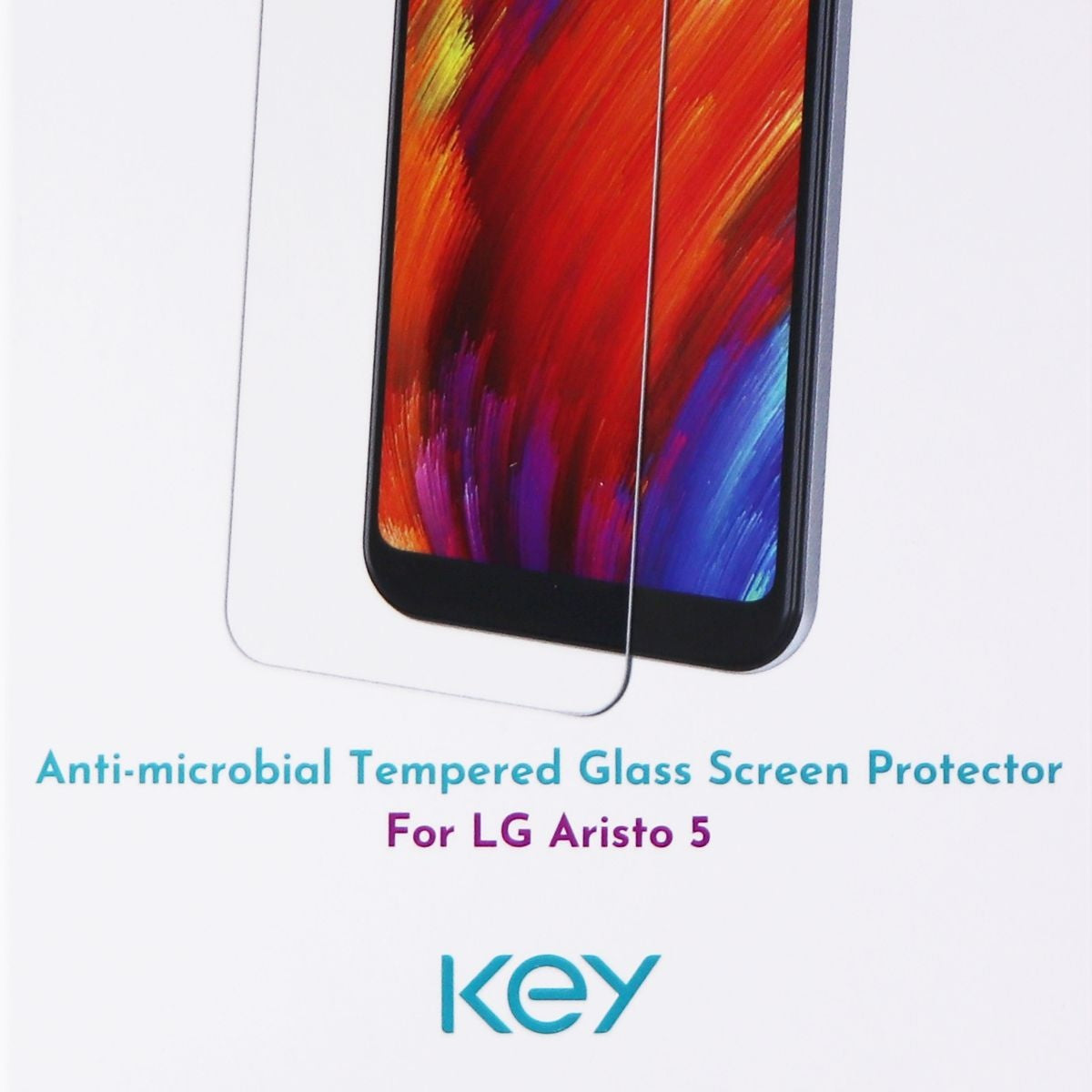 Key Tempered Glass Screen Protector for LG Aristo 5 - Clear Cell Phone - Screen Protectors Key - Simple Cell Bulk Wholesale Pricing - USA Seller