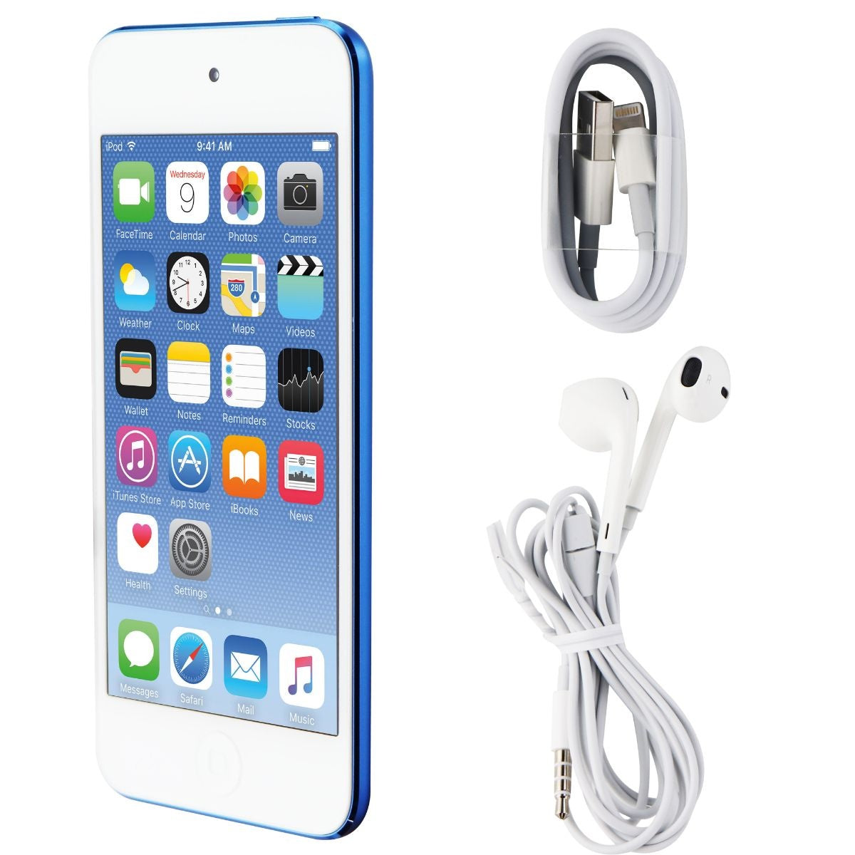 Apple iPod Touch 6th Generation (A1574) - 32GB/Blue (MKHV2LL/A) Portable Audio - iPods & MP3 Players Apple - Simple Cell Bulk Wholesale Pricing - USA Seller