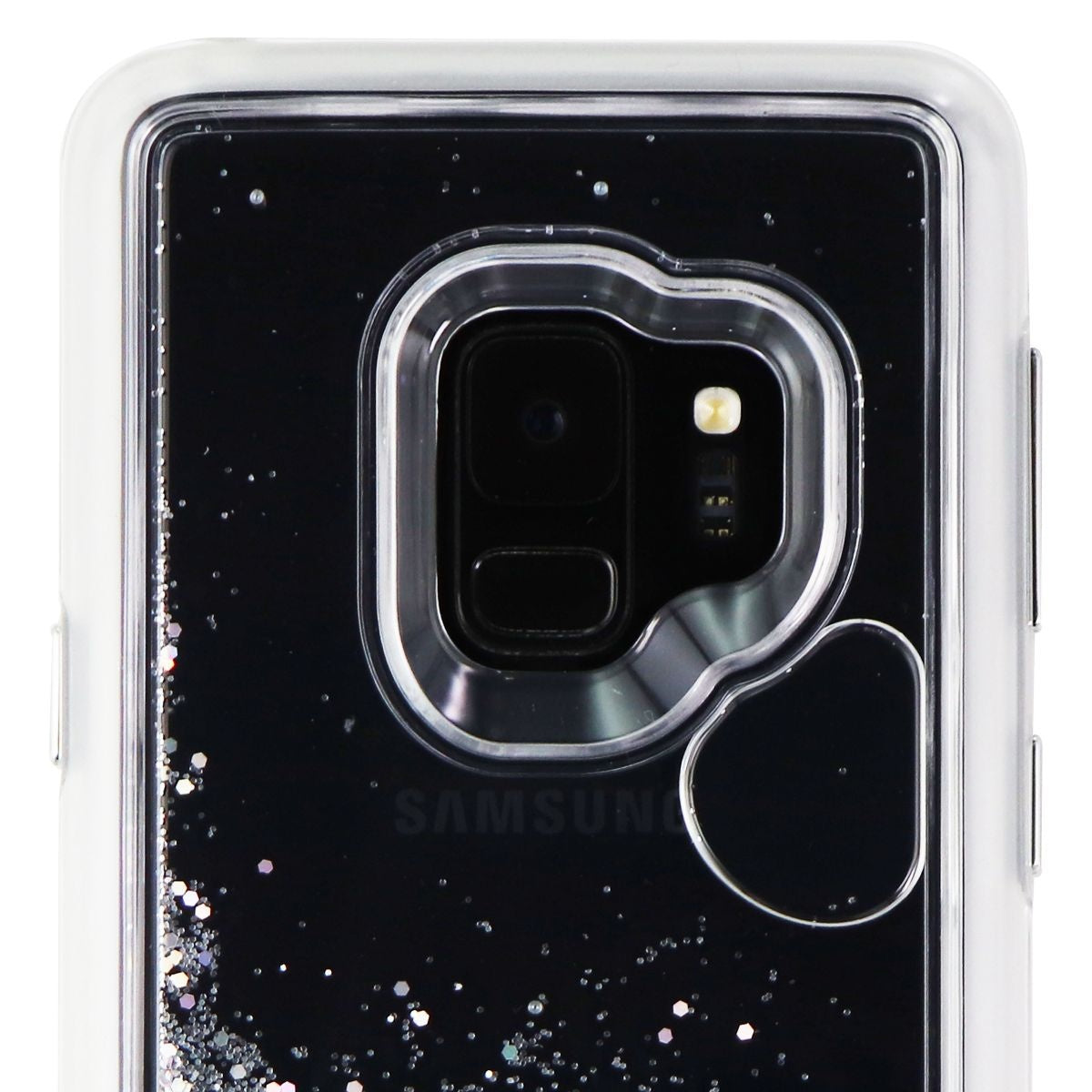 Case-Mate Waterfall Hard Case for Samsung Galaxy S9 - Clear/Silver Glitter Cell Phone - Cases, Covers & Skins Case-Mate - Simple Cell Bulk Wholesale Pricing - USA Seller