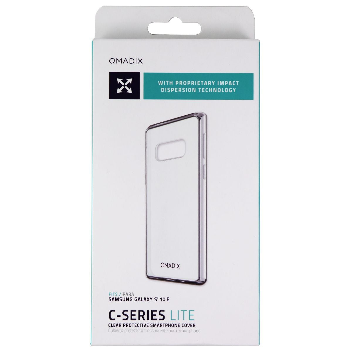 Qmadix C-Series Lite Case for Samsung Galaxy S10e - Clear Cell Phone - Cases, Covers & Skins Qmadix - Simple Cell Bulk Wholesale Pricing - USA Seller