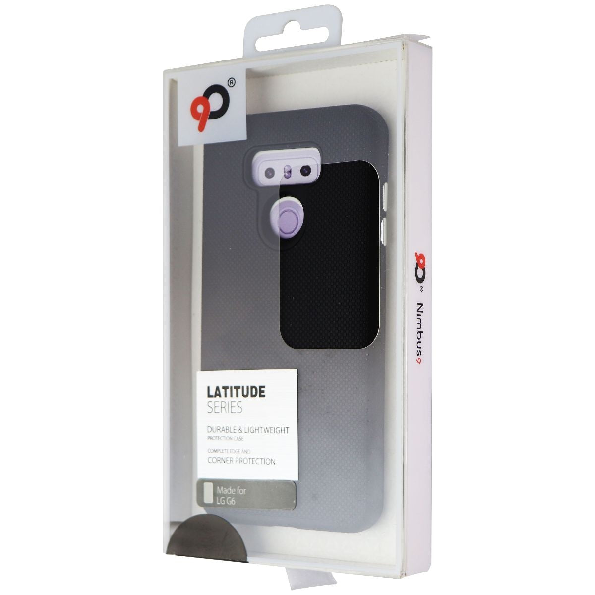 Nimbus9 Latitude Series Dual Layer Case for LG G6 Smartphone - Black Cell Phone - Cases, Covers & Skins Nimbus9 - Simple Cell Bulk Wholesale Pricing - USA Seller