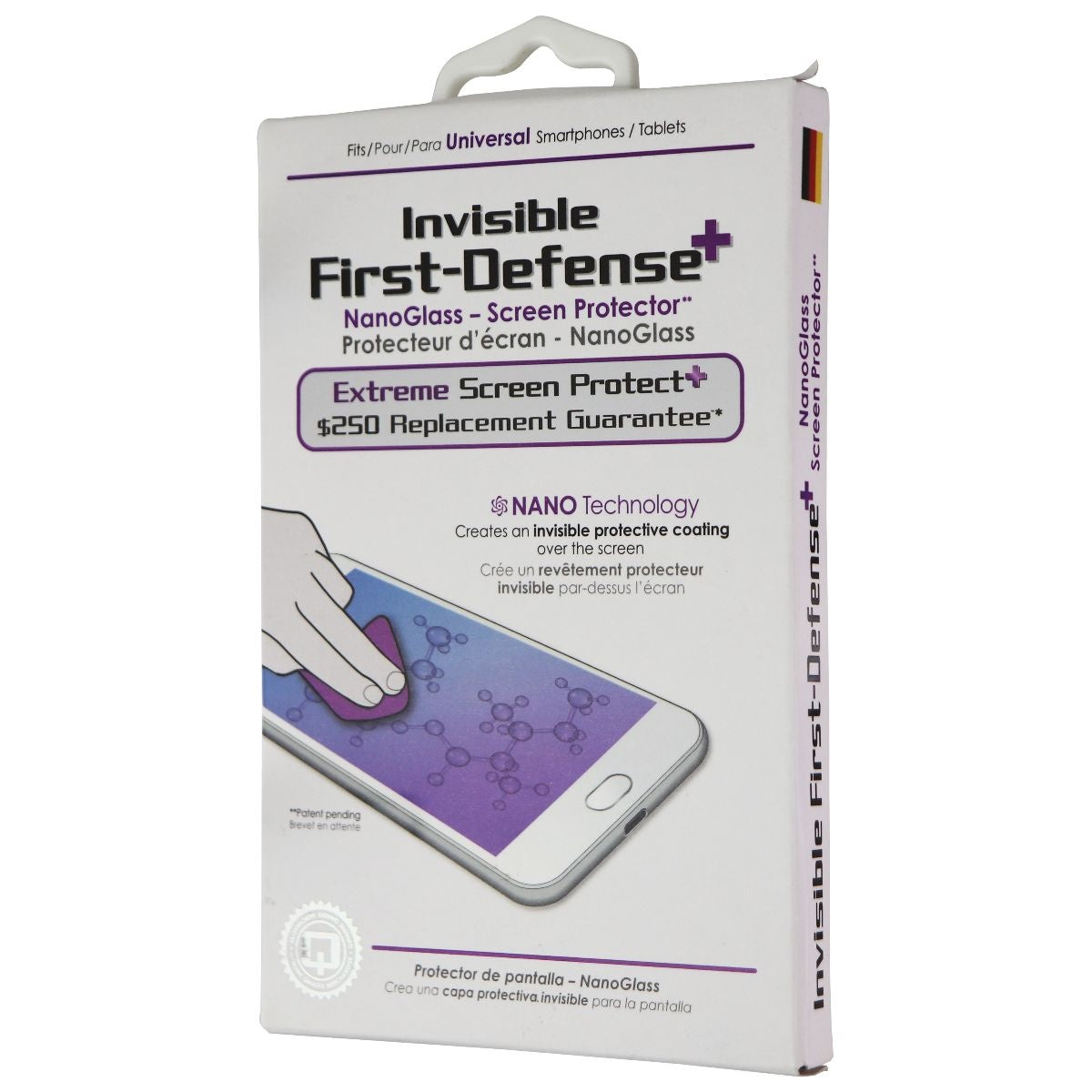 Qmadix Invisible NanoGlass Screen Protector for Smartphones & Tablets - Clear Cell Phone - Screen Protectors Qmadix - Simple Cell Bulk Wholesale Pricing - USA Seller