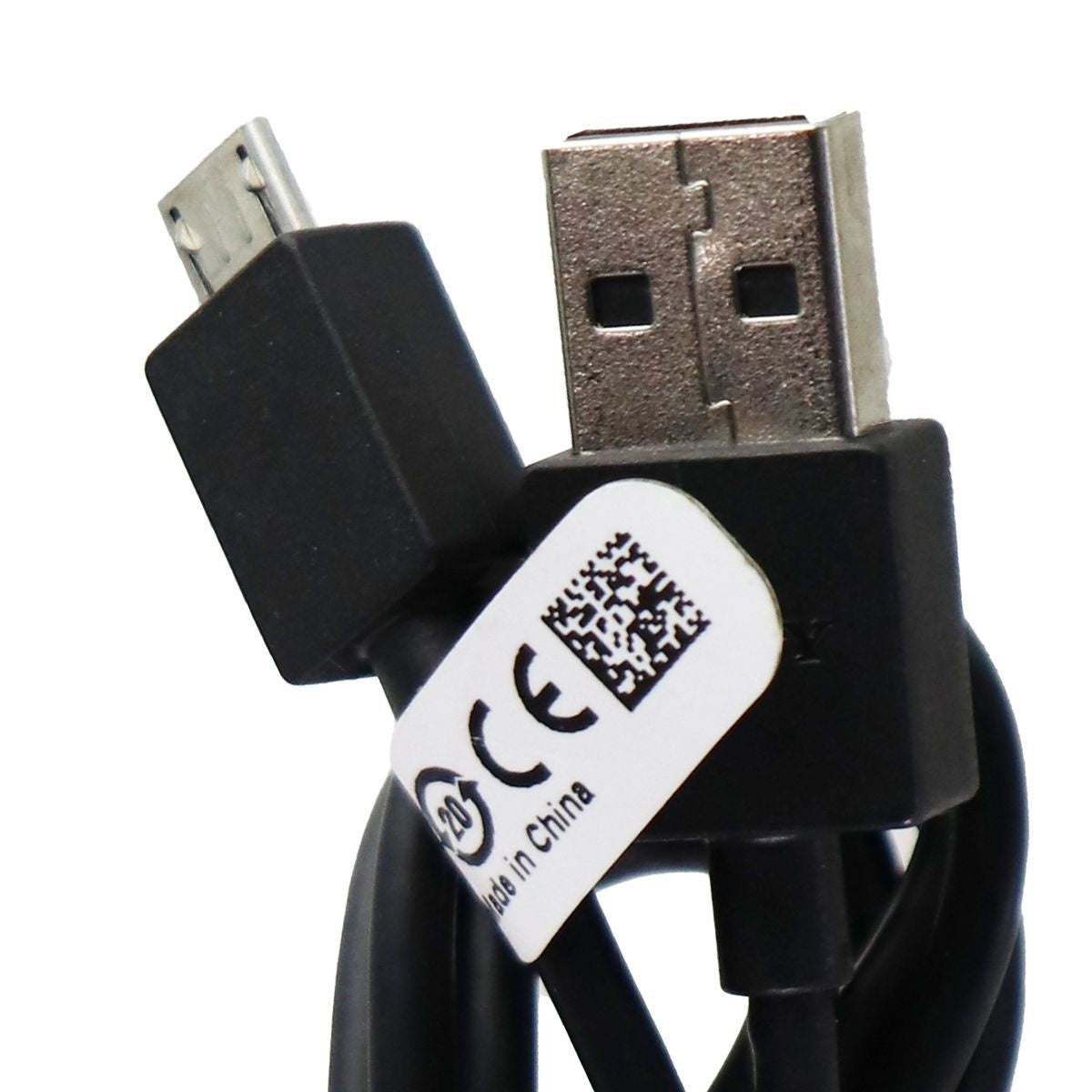 Sony (EC803) 3.3Ft Charge and Sync Cable for Micro USB to USB Devices - Black Cell Phone - Cables & Adapters Sony - Simple Cell Bulk Wholesale Pricing - USA Seller
