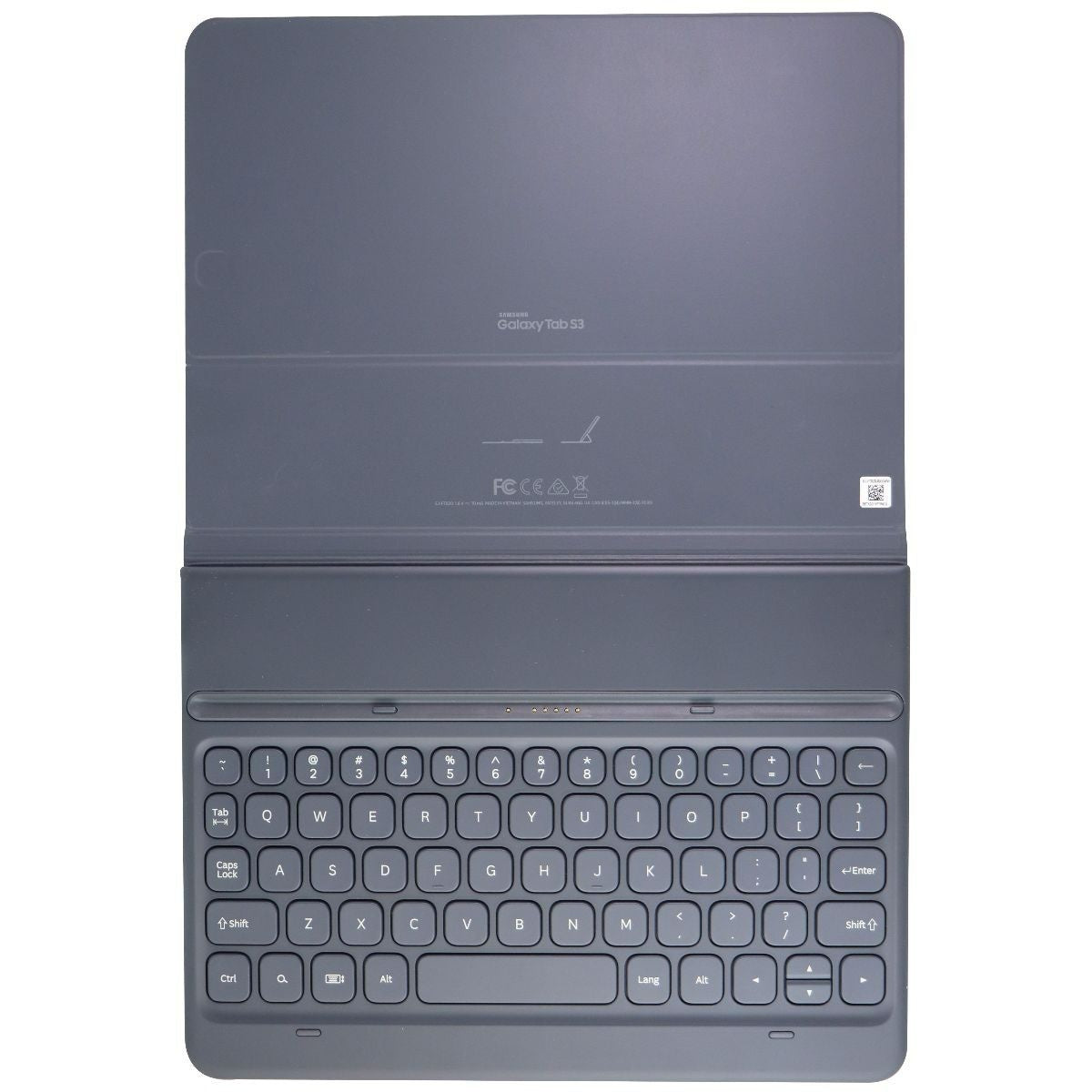 Samsung Galaxy Tab S3 Keyboard Cover - Gray (EJ-FT820USEGUJ) iPad/Tablet Accessories - Cases, Covers, Keyboard Folios Samsung - Simple Cell Bulk Wholesale Pricing - USA Seller