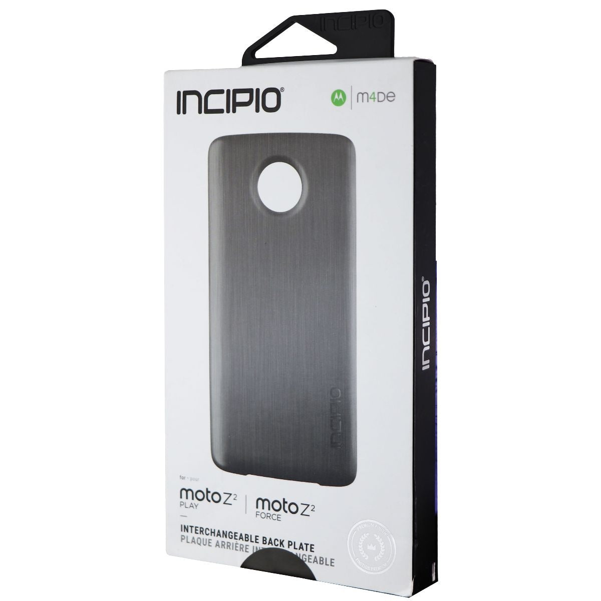 Incipio Back Plate for Motorola Moto Z2 Play & Z2 Force - Gunmetal Gray Cell Phone - Cases, Covers & Skins Incipio - Simple Cell Bulk Wholesale Pricing - USA Seller