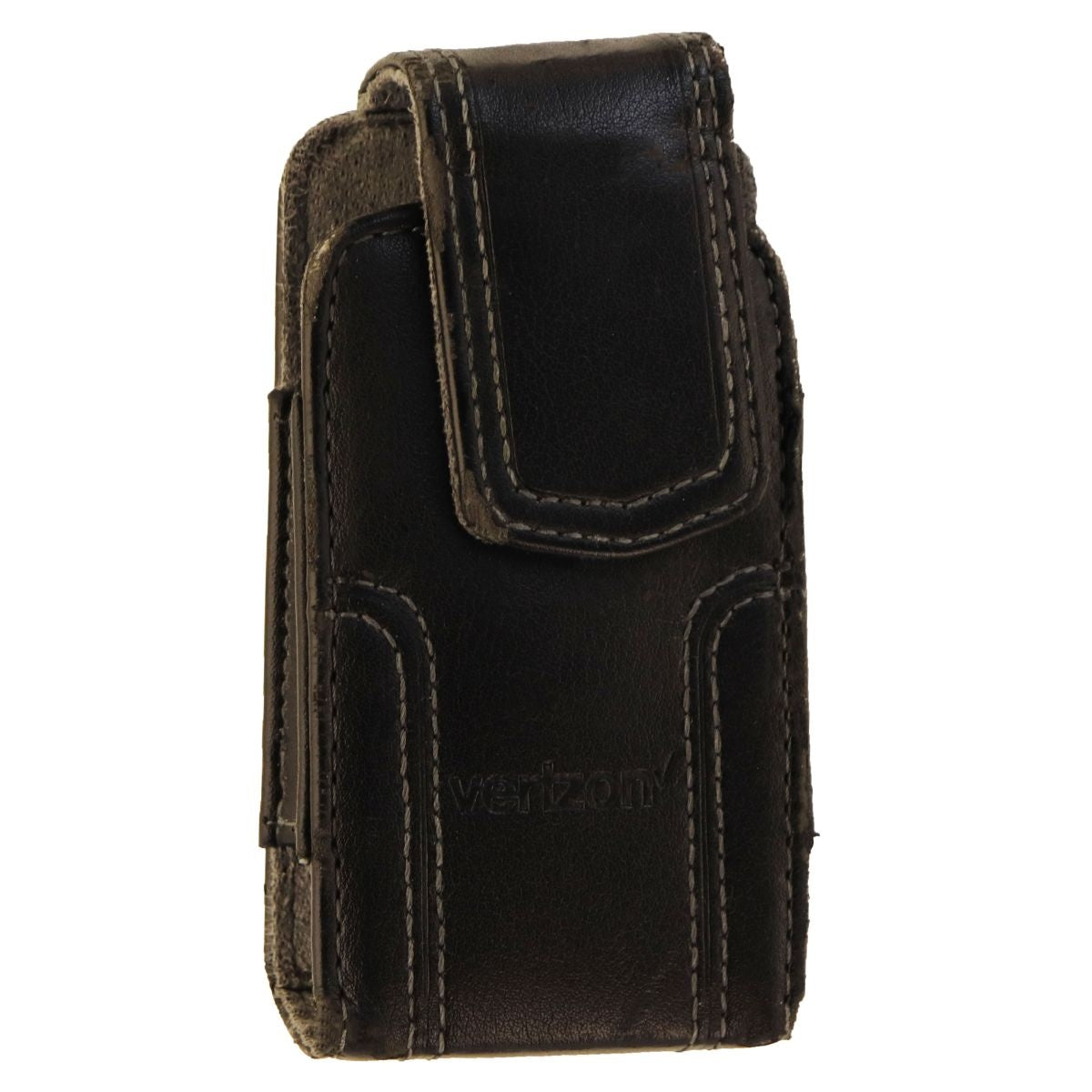 Verizon Universal Leather Pouch Case with Clip - Black (UNIUPPCH1) Cell Phone - Cases, Covers & Skins Verizon - Simple Cell Bulk Wholesale Pricing - USA Seller