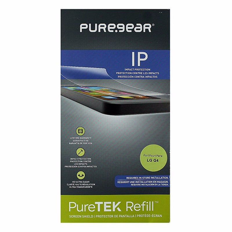 PureGear PureTEK Impact Protection Screen Protector Refill for LG G4 Cell Phone - Screen Protectors PureGear - Simple Cell Bulk Wholesale Pricing - USA Seller
