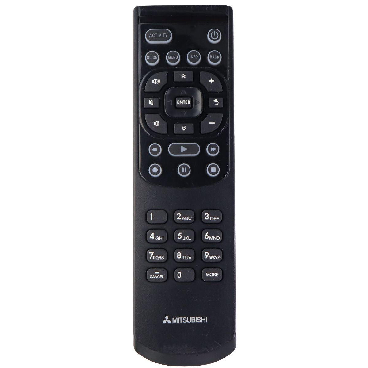 Mitsubishi Remote Control (336BC0-000-R) for Select TVs - Black TV, Video & Audio Accessories - Remote Controls Mitsubishi - Simple Cell Bulk Wholesale Pricing - USA Seller