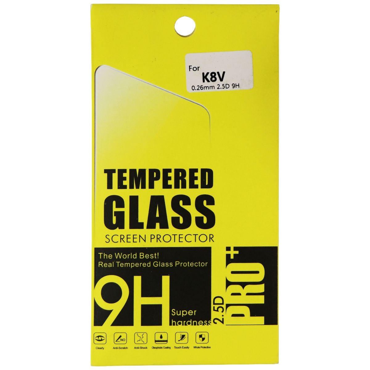 Tempered Glass 9H Screen Protector for LG K8V Smartphone - Clear Cell Phone - Screen Protectors Unbranded - Simple Cell Bulk Wholesale Pricing - USA Seller