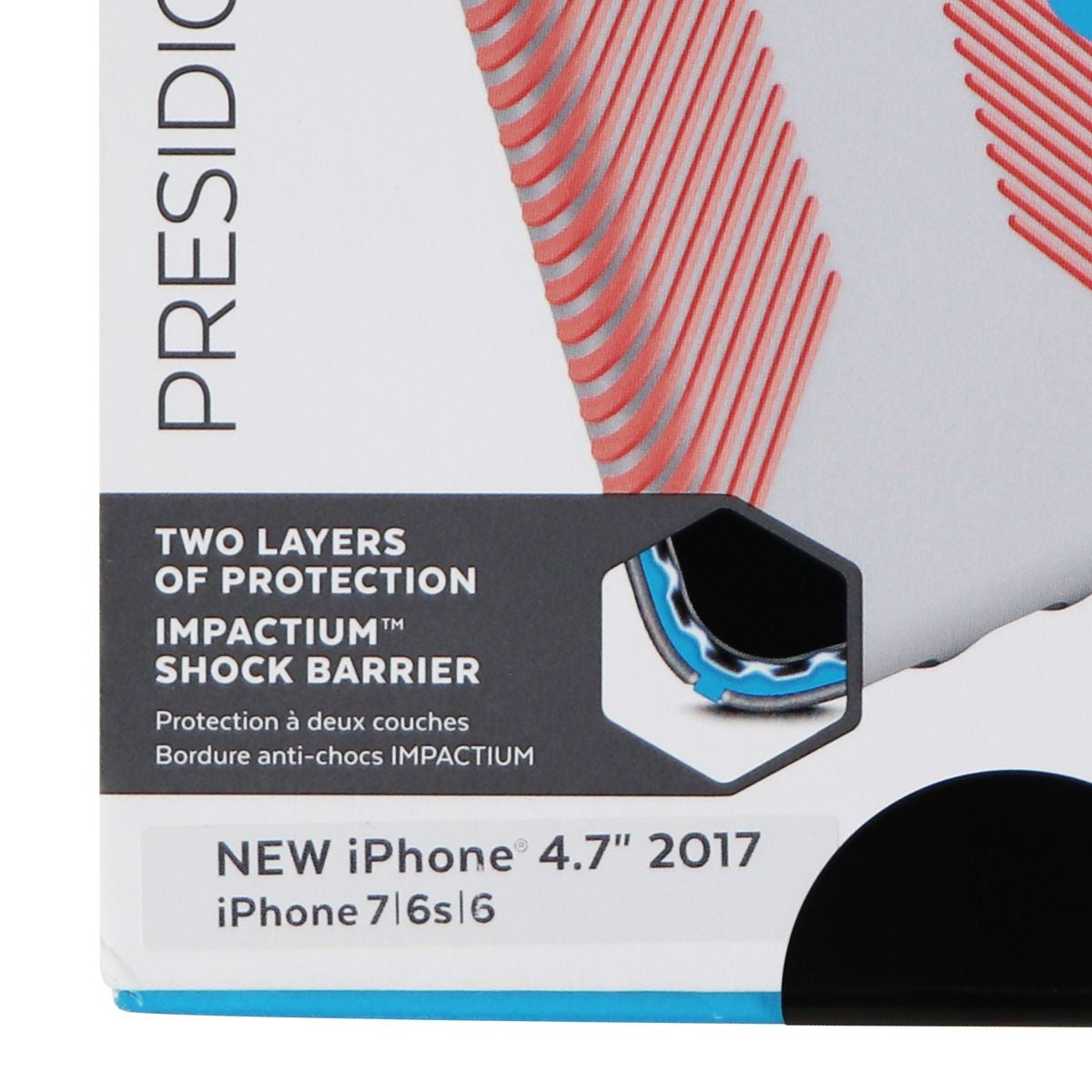 Speck Presidio Grip Hard Case for Apple iPhone SE (2nd Gen) & 8/7/6s - Gray/Pink Cell Phone - Cases, Covers & Skins Speck - Simple Cell Bulk Wholesale Pricing - USA Seller