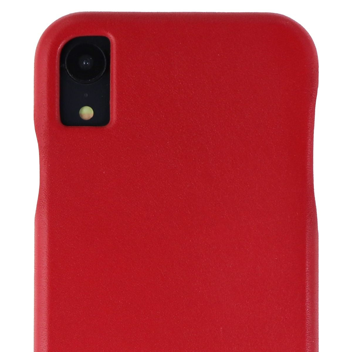 Case-Mate Hardshell Leather Case for Apple iPhone XR - Cardinal Red Leather Cell Phone - Cases, Covers & Skins Case-Mate - Simple Cell Bulk Wholesale Pricing - USA Seller