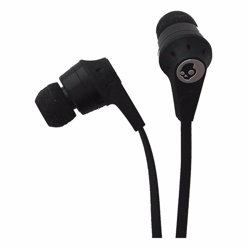 Skullcandy INK'D Supreme Sound Earbuds Headphones w/ Mic Black and Silver Portable Audio - Headphones Skullcandy - Simple Cell Bulk Wholesale Pricing - USA Seller