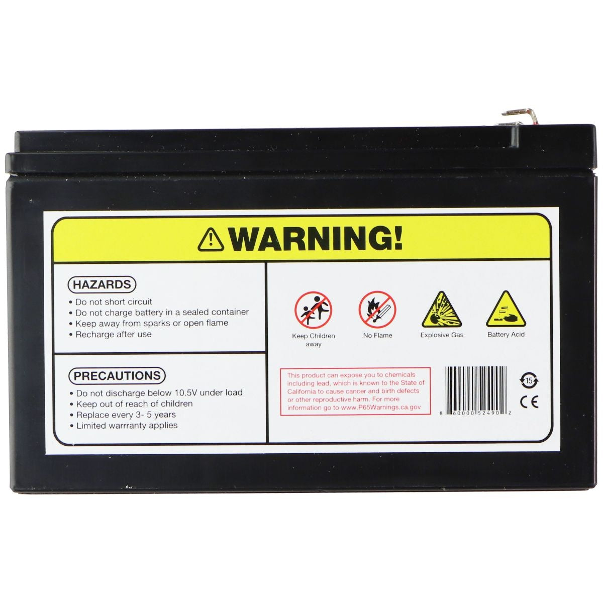 MightyMax ML7-12 - 12 Volt 7.2 AH, F1 Terminal, Rechargeable SLA AGM Battery Home Improvement - Other Home Improvement MightyMax - Simple Cell Bulk Wholesale Pricing - USA Seller