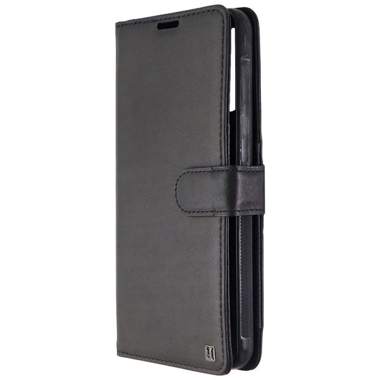 Uunique London Genuine Leather Folio Case for Samsung Galaxy A50 - Black Cell Phone - Cases, Covers & Skins Uunique London - Simple Cell Bulk Wholesale Pricing - USA Seller