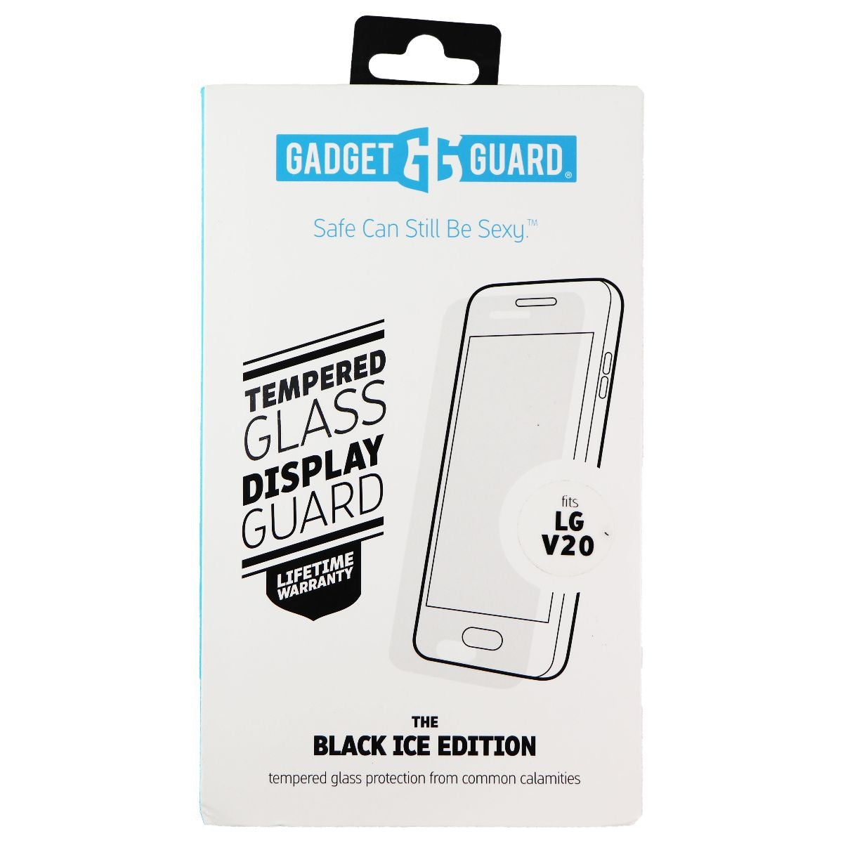 Gadget Guard Black Ice Edition Screen Protector for LG V20 - Clear Cell Phone - Screen Protectors Gadget Guard - Simple Cell Bulk Wholesale Pricing - USA Seller