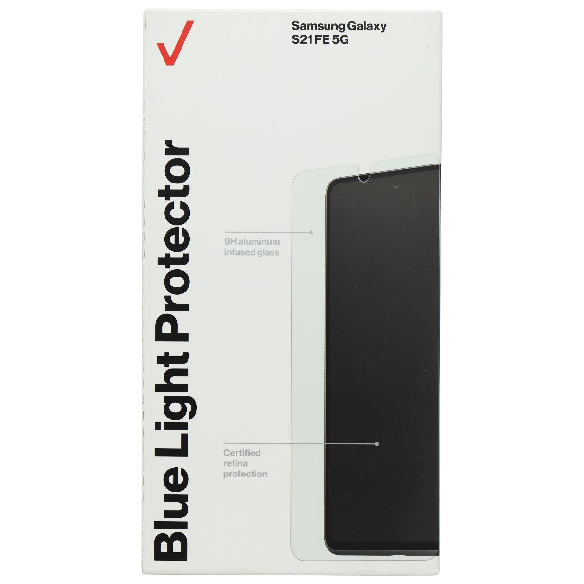 Verizon Blue Light Screen Protector for Samsung Galaxy S21 FE 5G - Clear/Tinted Cell Phone - Screen Protectors Verizon - Simple Cell Bulk Wholesale Pricing - USA Seller