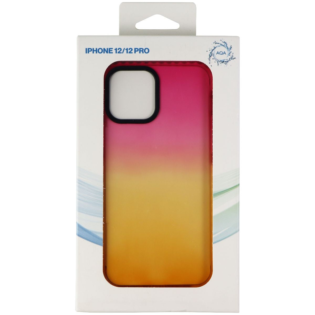 AQA Hard Protective Case for Apple iPhone 12 Pro / iPhone 12 - Pink / Orange Cell Phone - Cases, Covers & Skins AQA - Simple Cell Bulk Wholesale Pricing - USA Seller