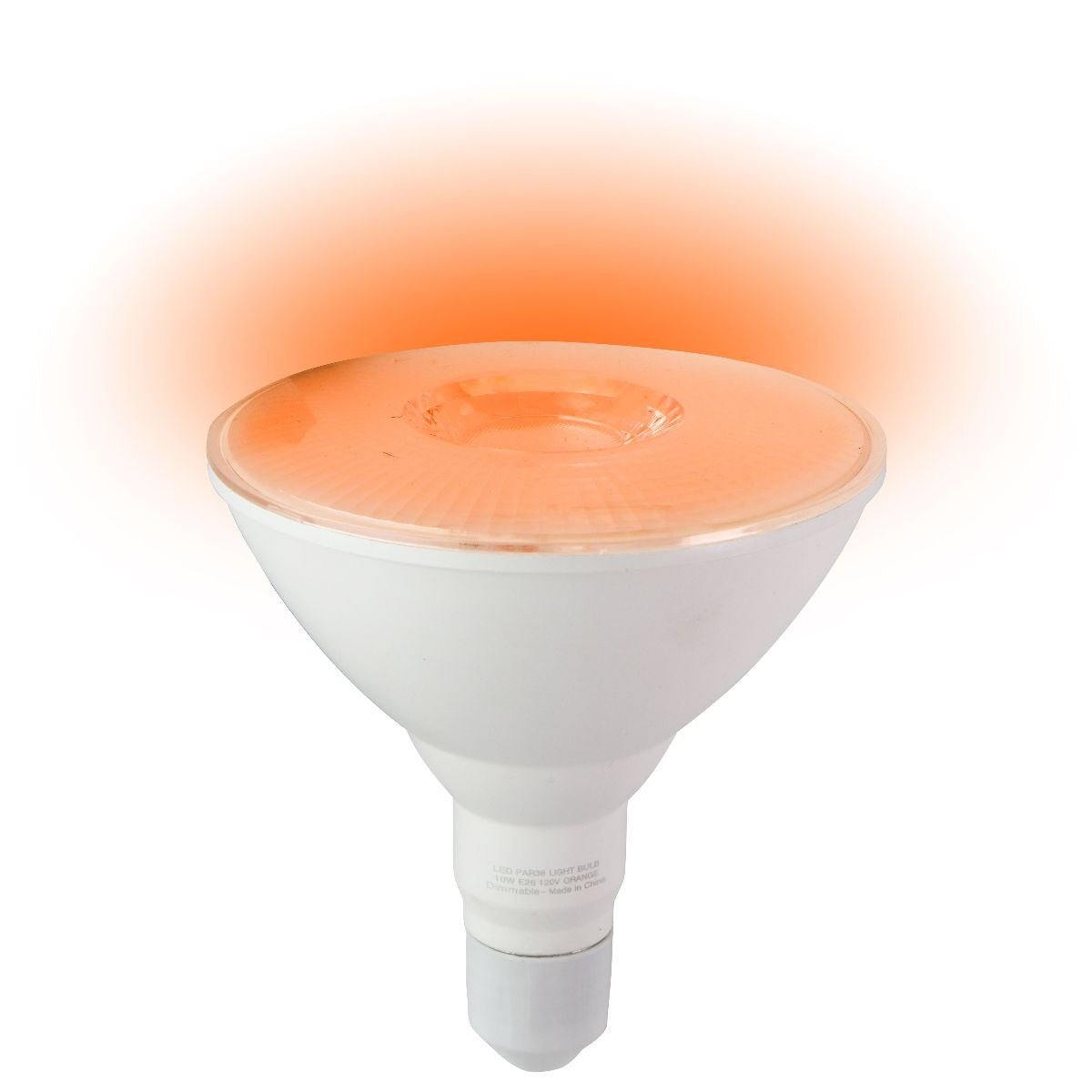 BlueX LED PAR38 Flood Light Bulb 10W (90W Equivalent) - Orange (2 Pack) Lamps, Lighting & Ceiling Fans - Light Bulbs Bluex - Simple Cell Bulk Wholesale Pricing - USA Seller