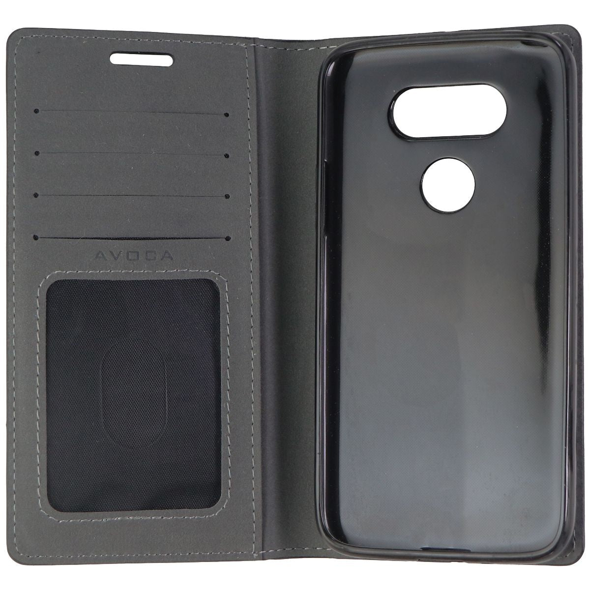Avoca MobilePro Folio Wallet Case for LG G5 Smartphone - Black Cell Phone - Cases, Covers & Skins Avoca - Simple Cell Bulk Wholesale Pricing - USA Seller
